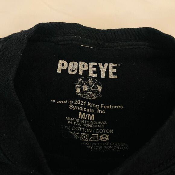 Popeye the Sailor Man Black t-shirt - Picture 3 of 8